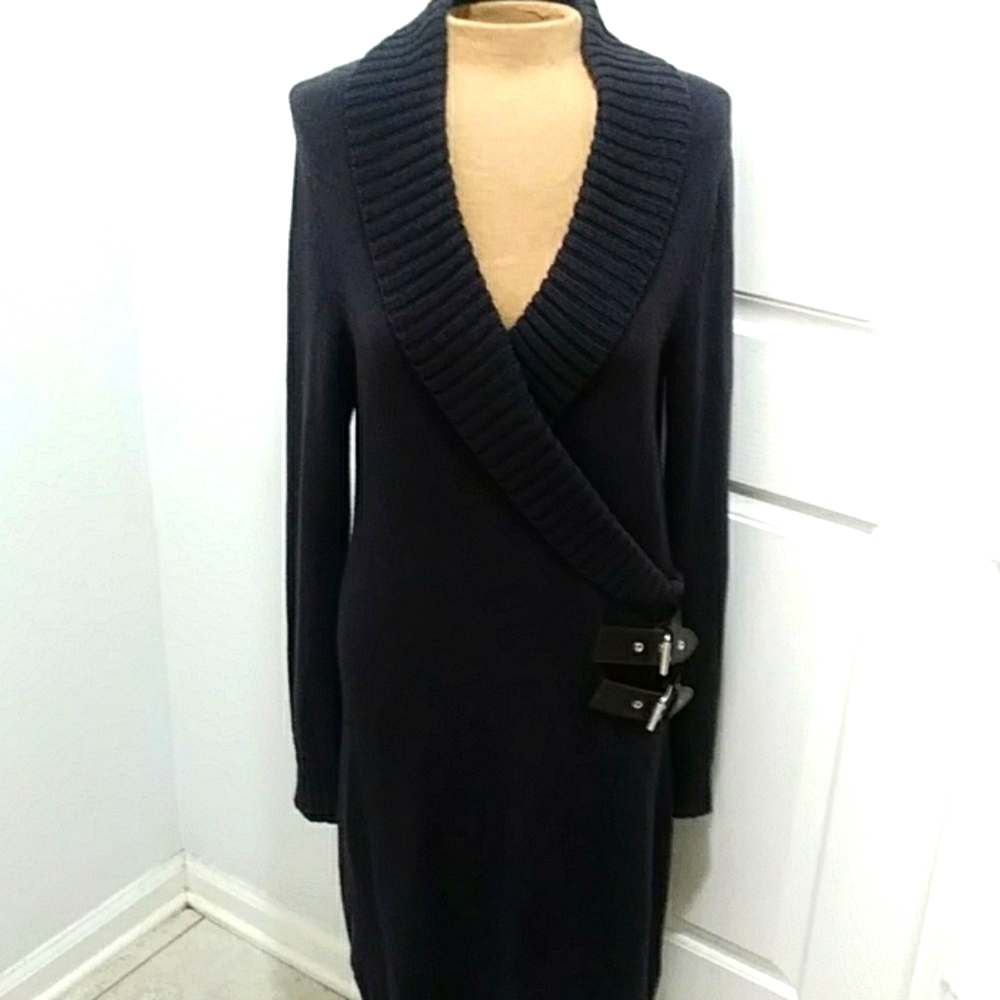 Michael Kors Black Midi Dress